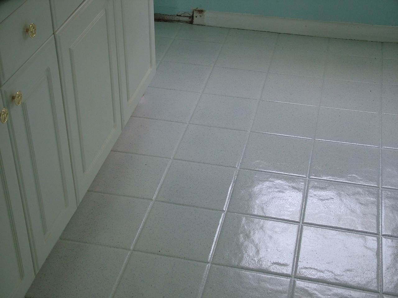 Before Bathroom Tile Floor